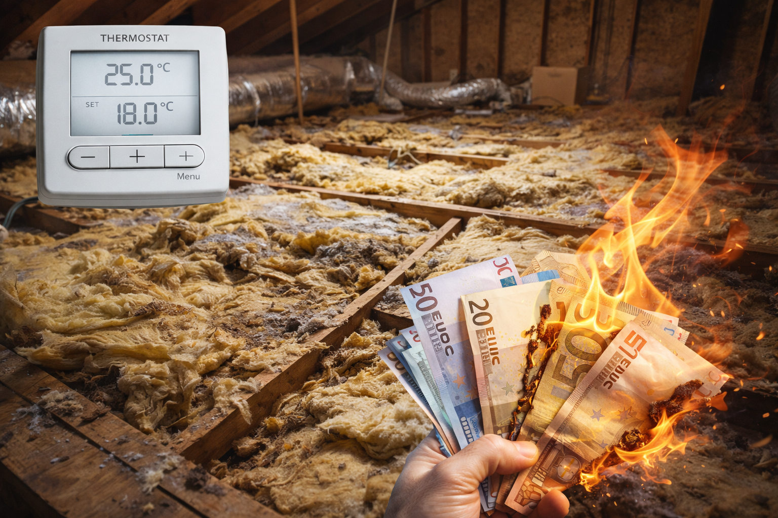 Diagnostic des pertes de chaleur dans une maison