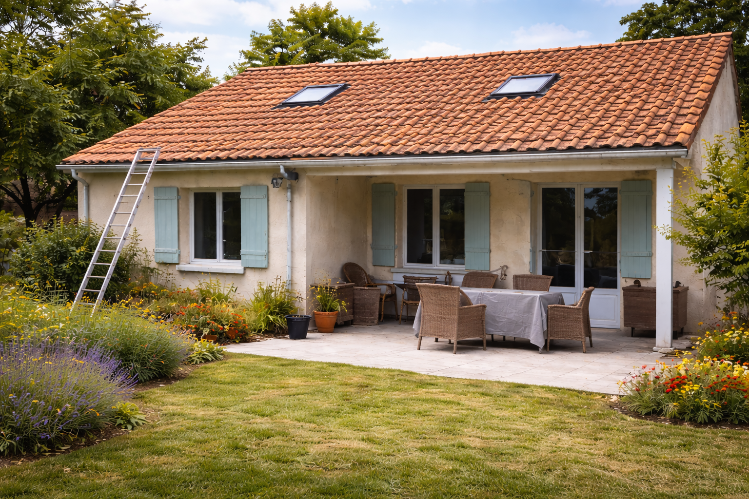 toiture après travaux