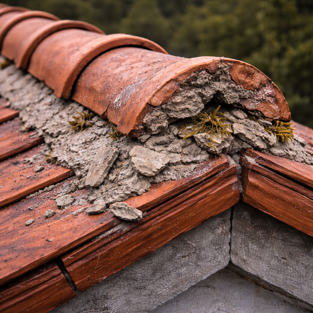 effritement du mortier