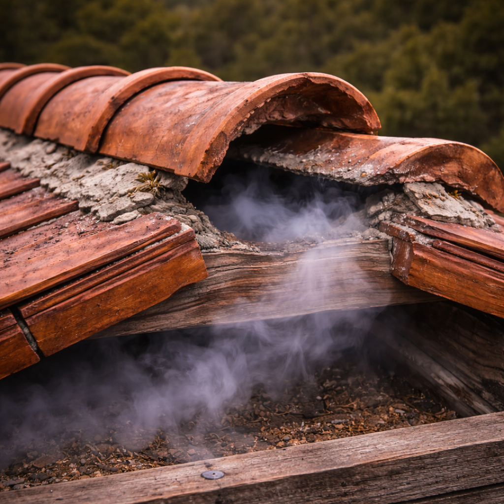 Entrées d’air favorisant l’humidité