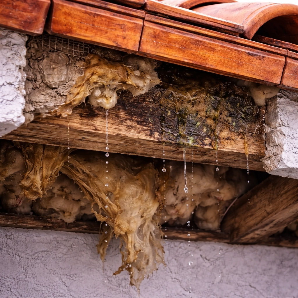 Humidité sous toiture