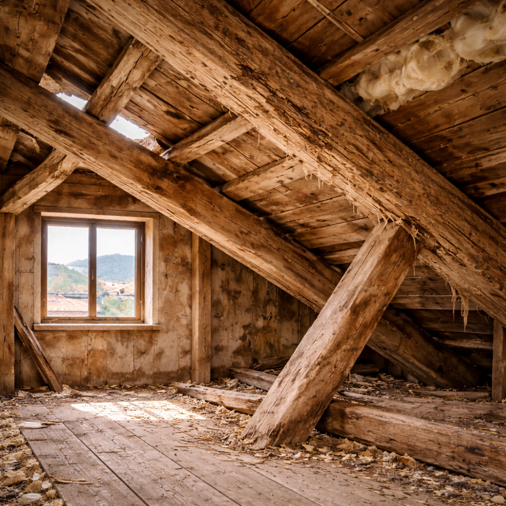 charpente à traiter