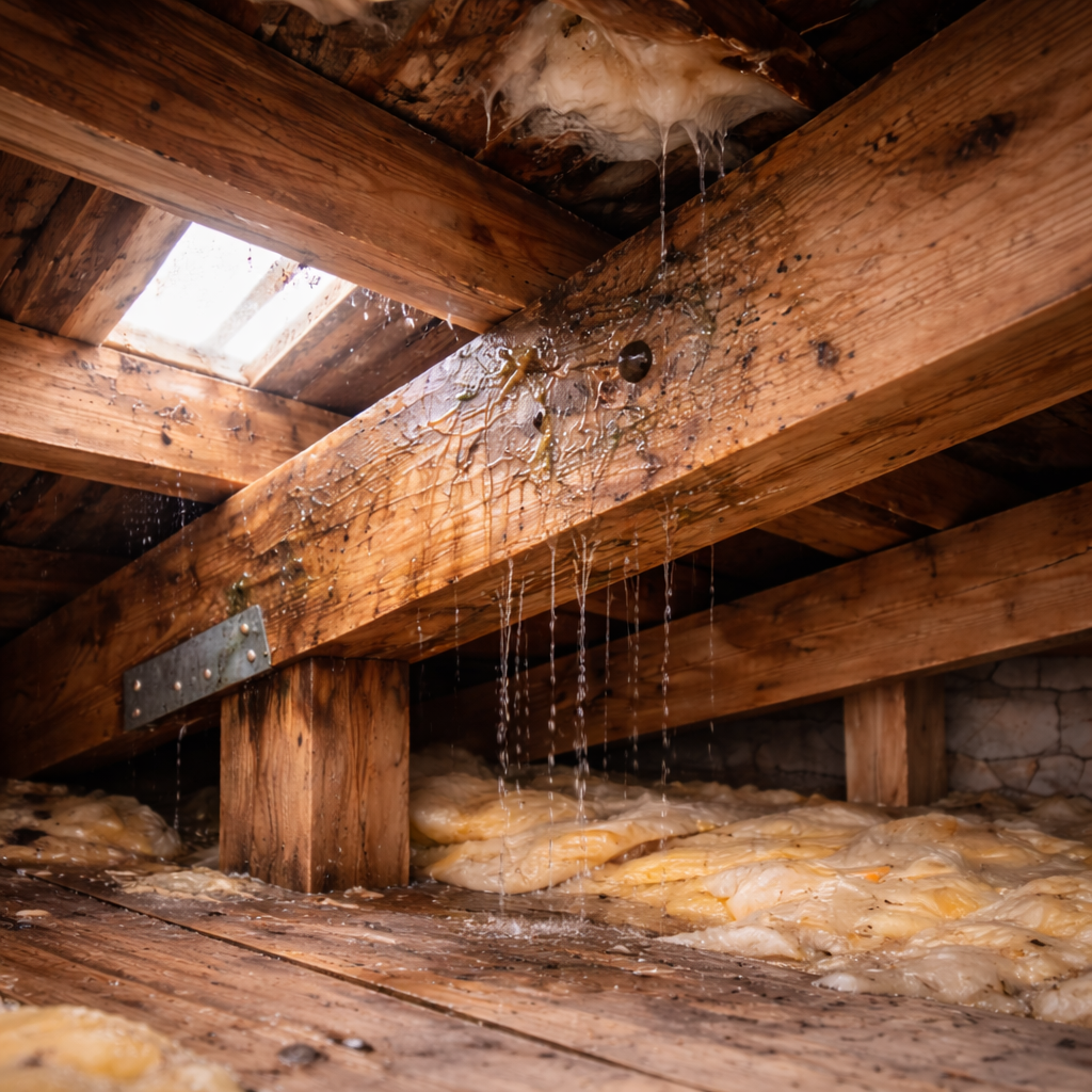 Infiltration en toiture