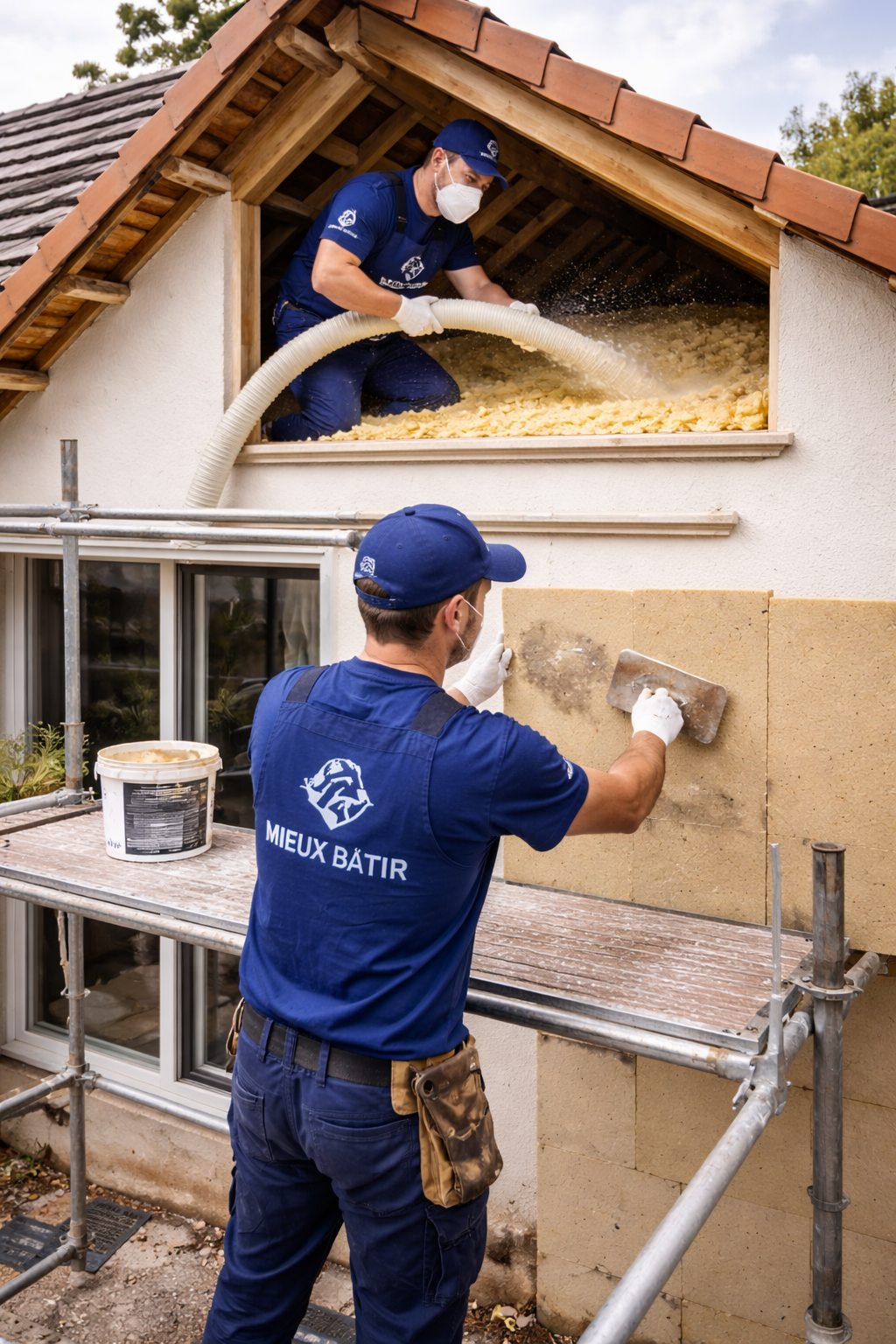 Maison trop chaude l'été à cause de la toiture et des combles