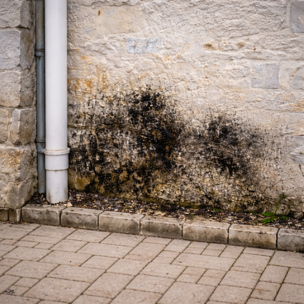 Taches sombres ou auréoles