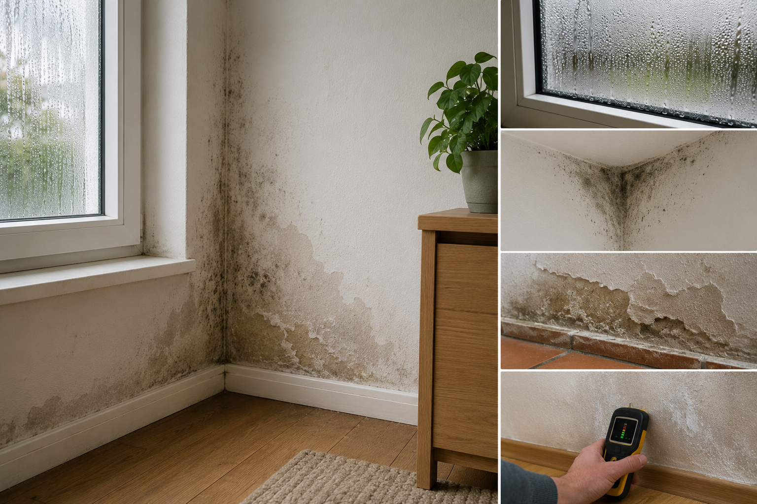 Mur humide : condensation ou remontées capillaires ?