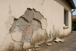 Pourquoi un enduit de façade se décolle ?