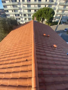 après hydrofuge toiture