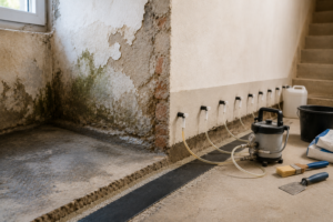 Comment assécher un mur humide durablement ?