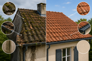 Pourquoi nettoyer sa toiture régulièrement ?