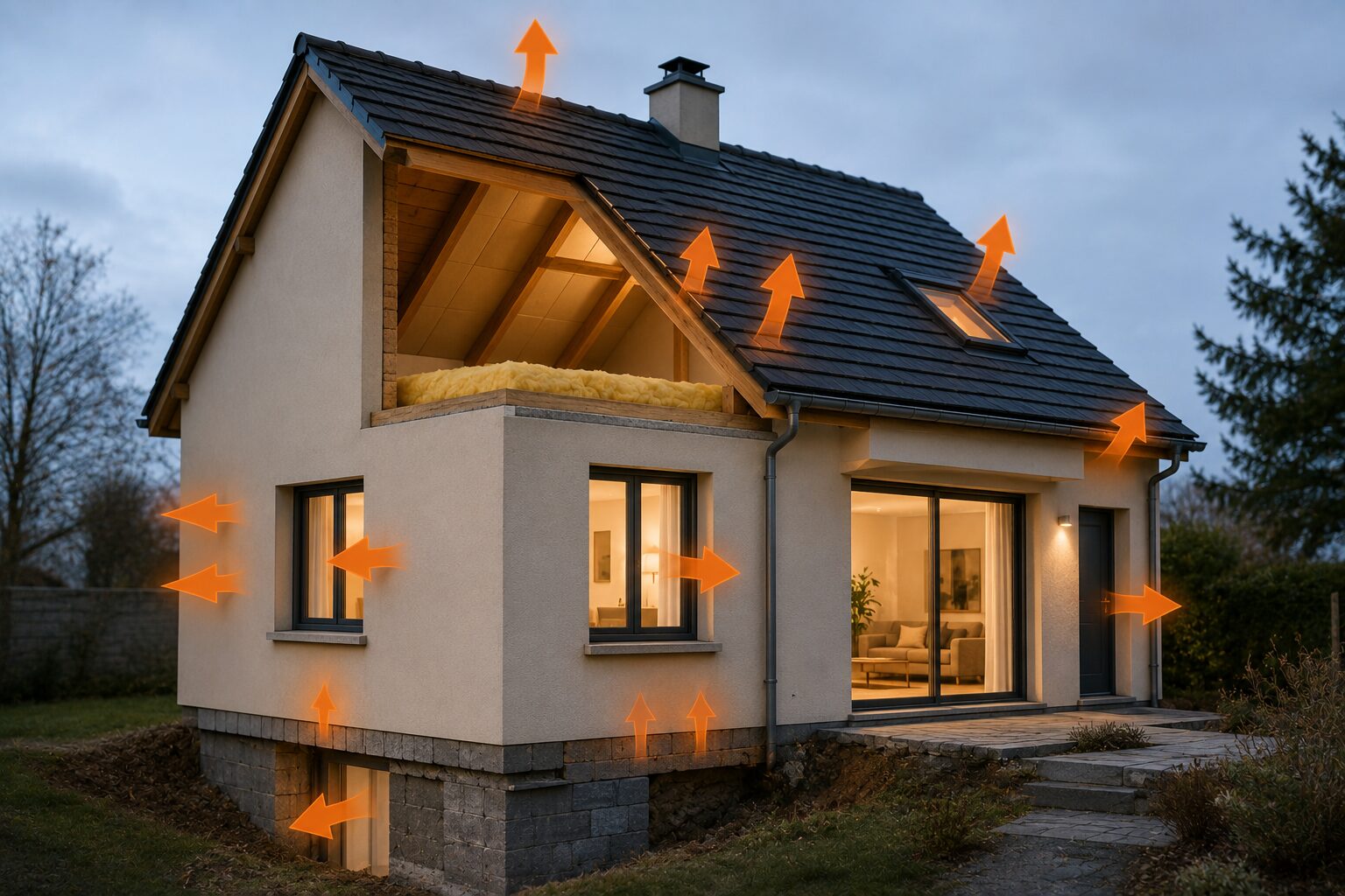 Isolation thermique : où votre maison perd-elle de la chaleur ?